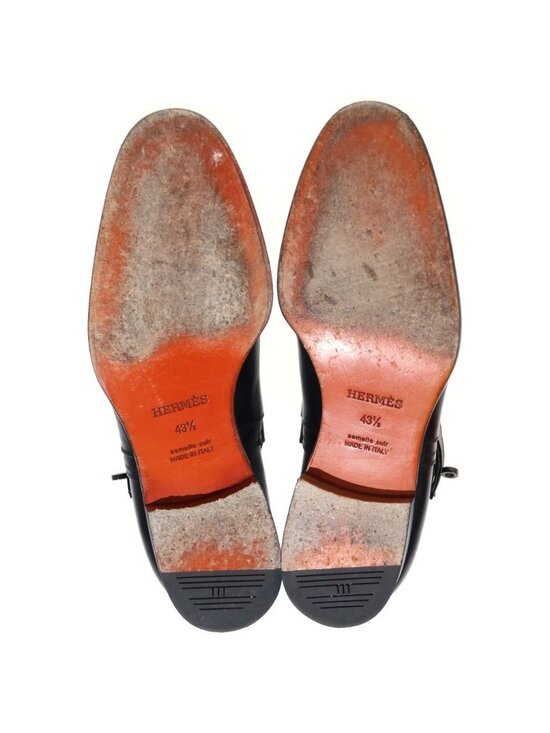 Hermes Jeff Kelly Black Buckle Short Boots main image 5